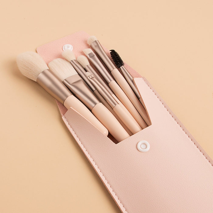 Portable Makeup Brushes Set Cosmetic